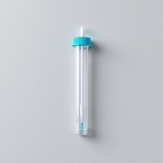 Sterile swab with transport medium